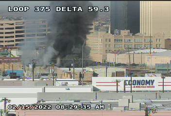 L building fire in south-central El Paso