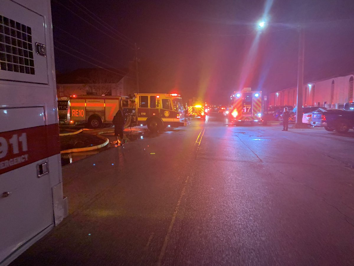 Fire tapped out at approx. 10:30 PM. No FF or civilian injuries reported. Crews are on scene performing demobilization. Metro buses on scene to provide warming stations. Approximately 50 to 60 units affected due to electricity, water, or smoke damage