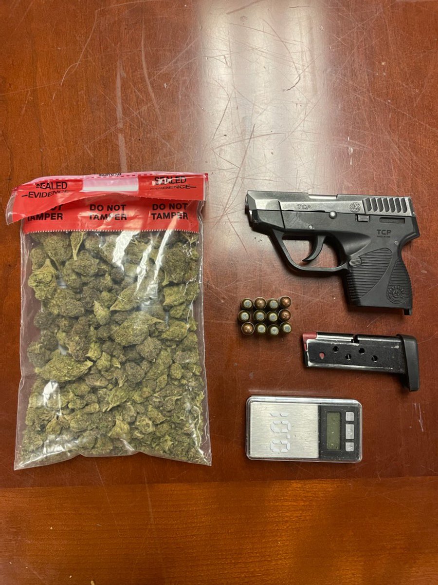 D5 CRU conducted a traffic stop on 290/West Rd. While investigating Deputies located marijuana and a handgun. The gun and drugs were seized, one in custody. 