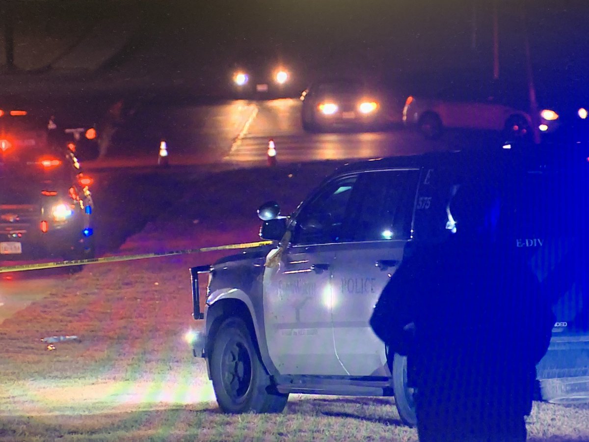 A man is found on a sidewalk with a head injury. Fort Worth Police arrive and discover the male victim had been shot. John T White Rd at Loop 820 was closed for several hours. Fort Worth Police investigating