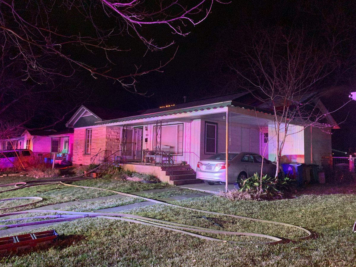 Austin Fire on scene of a single story residential house fire at 700 Josephine Streer. Fire is under control, no civilian or fire injuries