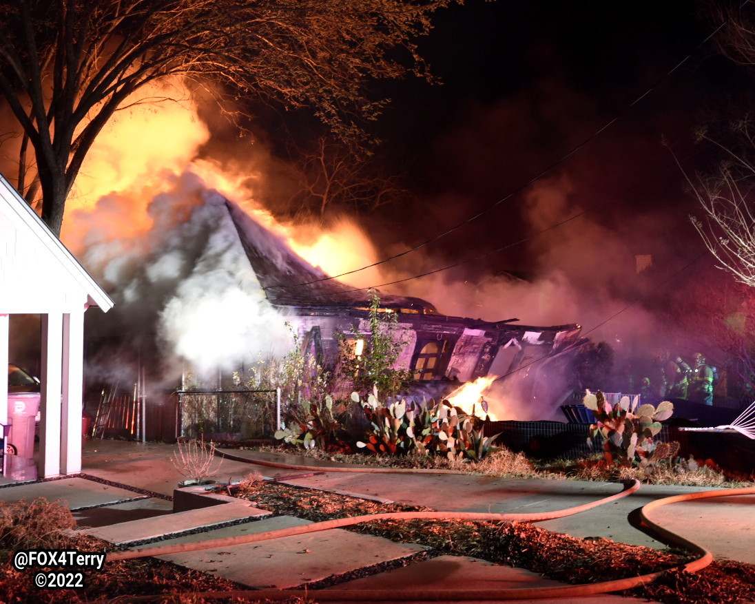 Overnight an explosion destroys one home and damages another. This along San Leandro Dr just south of White Rock Lake.