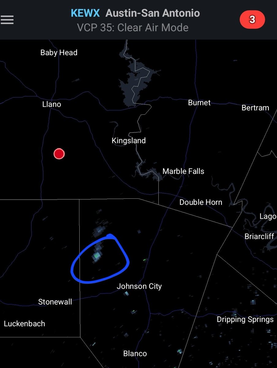 Reported fire in Blanco County, Texas. This is the BuddyFire, estimated 350 acres and 0% contained