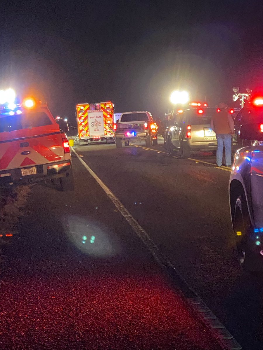 Scene in Andrews County at FM 1788 and Hwy 115.   Troopers confirm the crash involved a college bus.