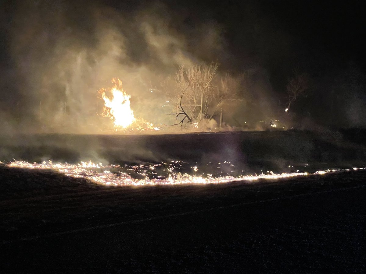 Eastland County where tens of thousands of acres are burning right now—part of the EastlandComplex fires.  We took these photos right off of FM2563 in Gorman.   Fire crews have a long night ahead of them