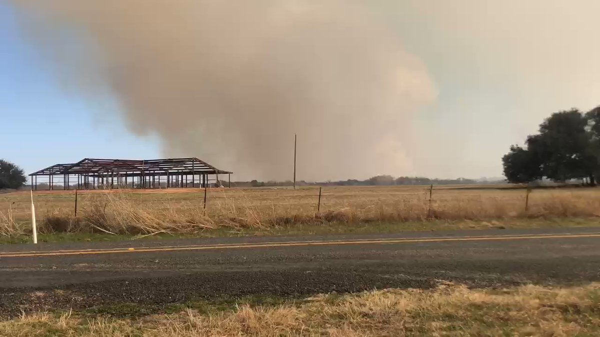 Star Hollow Rd. & Morgan Mill Hwy in Lipan, but were told the fire was about a mile and a half from where we were