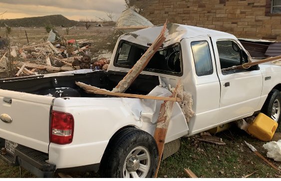 Some images from the west side of Jarrell where county officials say a confirmed Tornado came through this afternoon