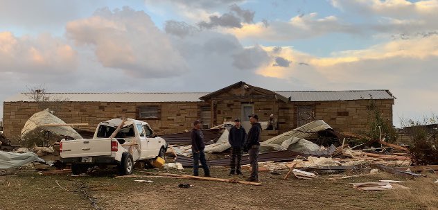 Some images from the west side of Jarrell where county officials say a confirmed Tornado came through this afternoon  