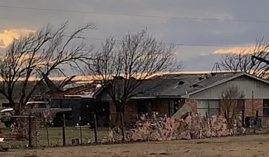 Some images from the west side of Jarrell where county officials say a confirmed Tornado came through this afternoon  