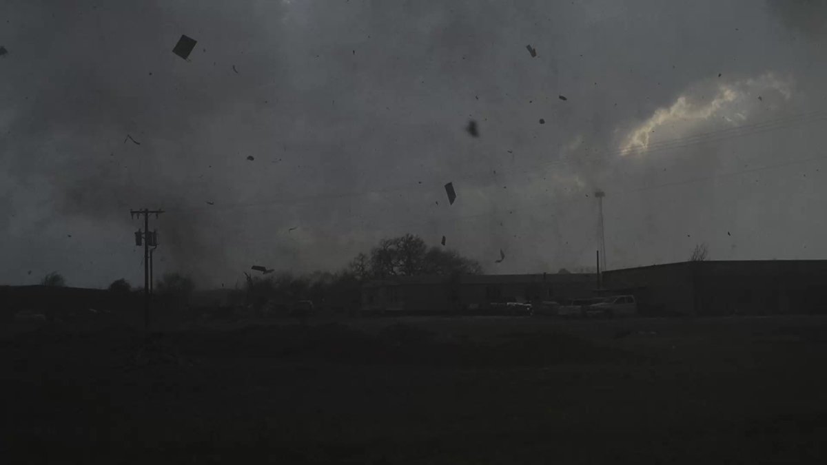 Here is the video when the Elgin, Texas tornado hit us today.  In addition to these buildings getting destroyed, a pickup truck on the opposite side of the road was rolled by the tornado