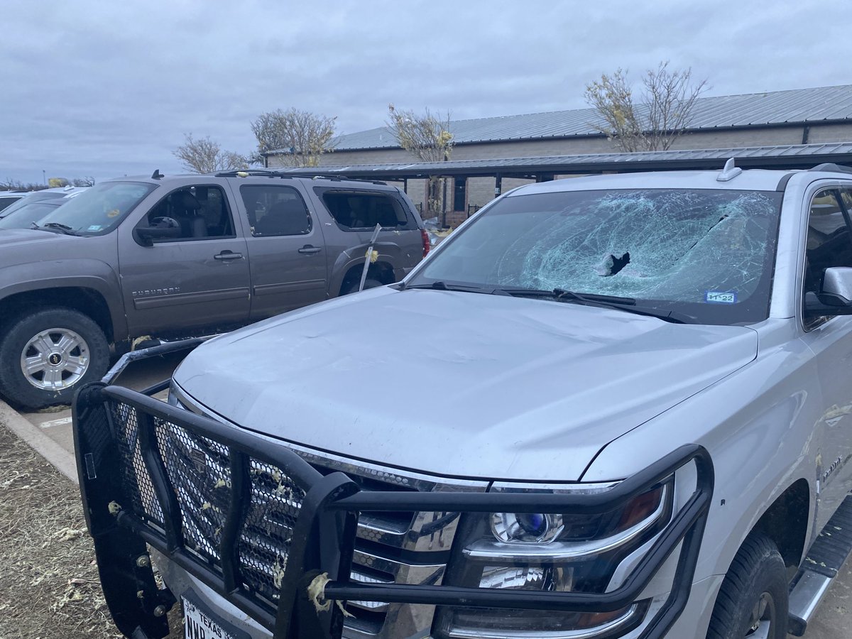 The suspected tornado that tore through Jacksboro yesterday picked up cars like they were toys, smashing them into each other, throwing them across the parking lot and, in some cases, flipping them over completely