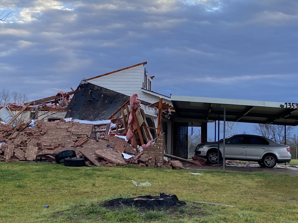 Beasley home destroyed. Firefighters tell they were responding to a gas leak when they discovered the home. They tell no one was inside the home when they arrived