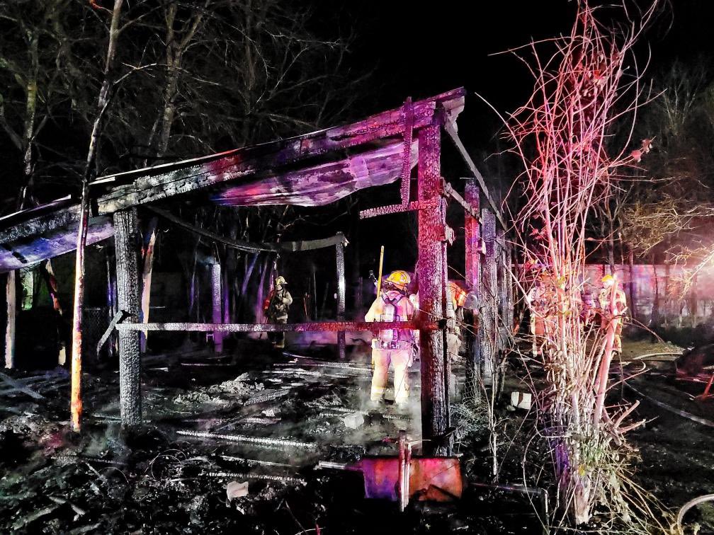 STRUCTURE FIRE: Temple Fire and @TempleTXPolice responding to a storage shed on fire just after 9 tonight at 1202 S 35th Street. No injuries reported. The house on the same property of the shed is vacant, according to Temple FD