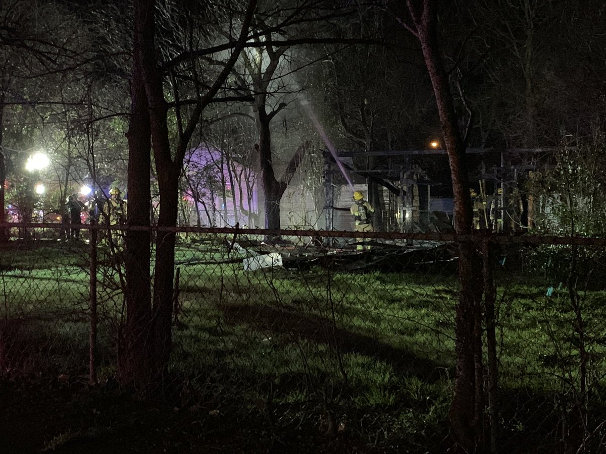 STRUCTURE FIRE: Temple Fire and @TempleTXPolice responding to a storage shed on fire just after 9 tonight at 1202 S 35th Street. No injuries reported. The house on the same property of the shed is vacant, according to Temple FD