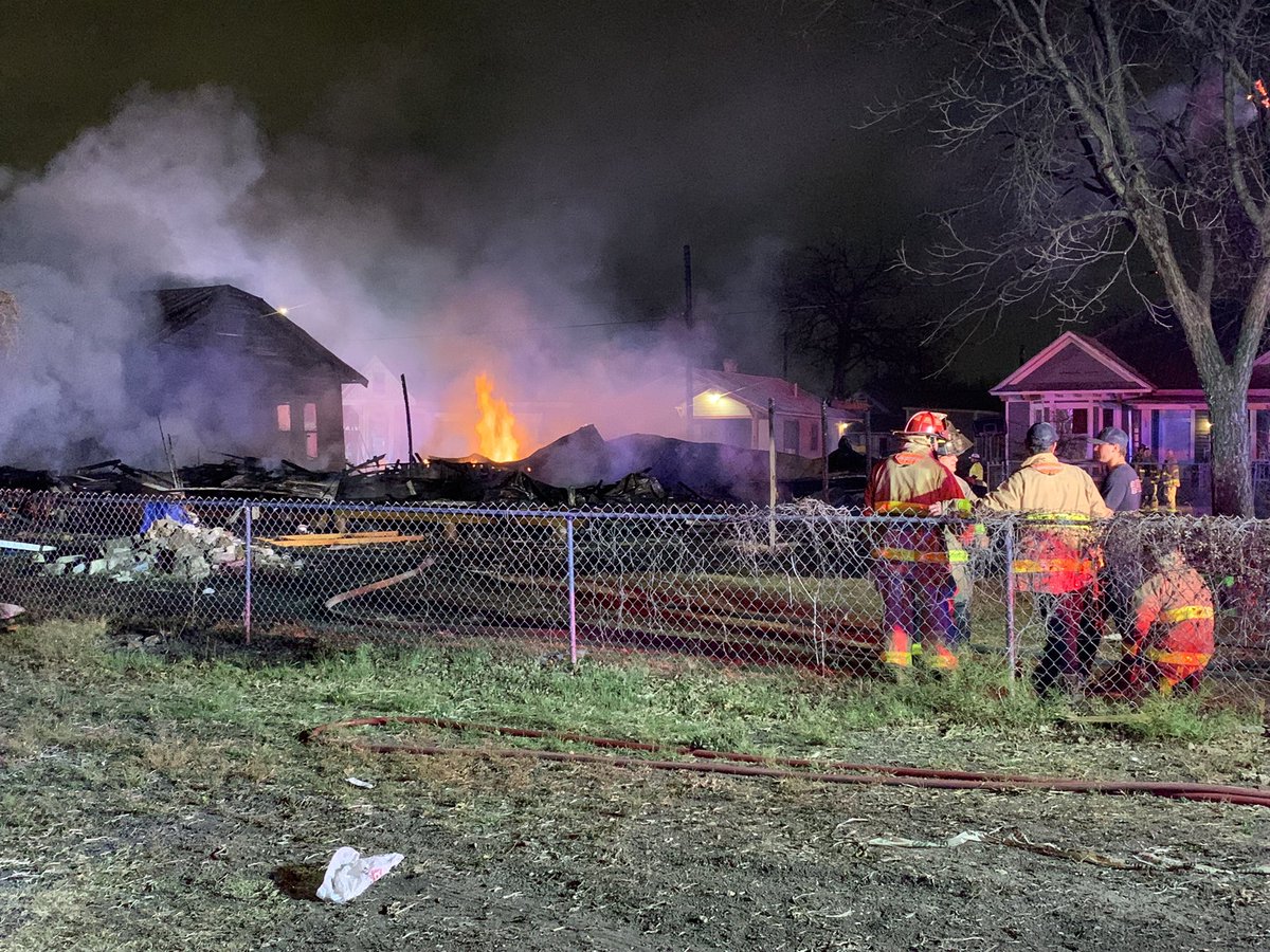 This time it's the 100 block of Omaha. One structure lost. Another scorched. As fires plague the near east side