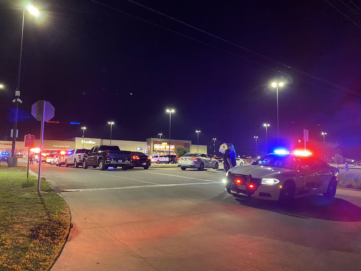 The Harris County Sheriff's Office says one of its off-duty deputies was here shopping when he witnessed two men engaged in illegal activity. They say the men fired on the deputy, then he fired back