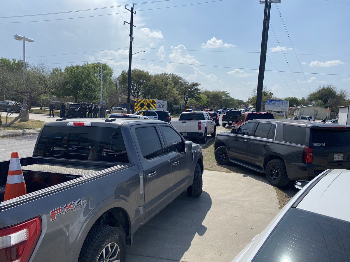 Current active shooter:   The BCSO is currently working an officer involved shooting at the 200 block of Demya in West San Antonio.   The suspect is still at large and we are actively looking for the suspect. If you live in this area, please stay inside your house