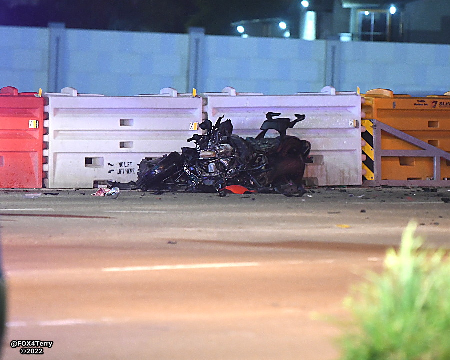 DFWtraffic Forest Ln at LBJ shut down as Dallas police investigate a deadly crash between Can-Am motorcycle and a dump truck. 