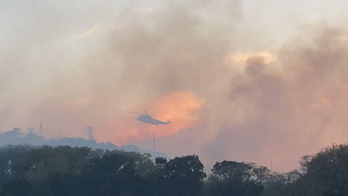 Here's an update on the wildfire burning at Camp Bullis.