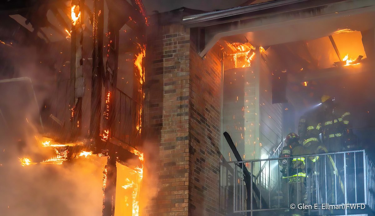 Two FWFD units remain on scene of the 3-alarm apartment fire from earlier this evening. The cause of the fire is under investigation. 