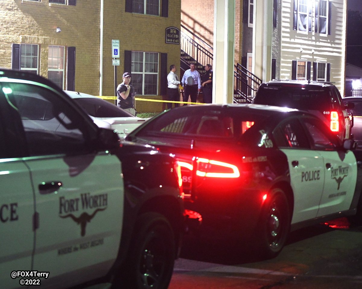 Murder in FortWorth. Police respond to an apartment near E Berry St and Loop 820 and discover a woman shot to death.