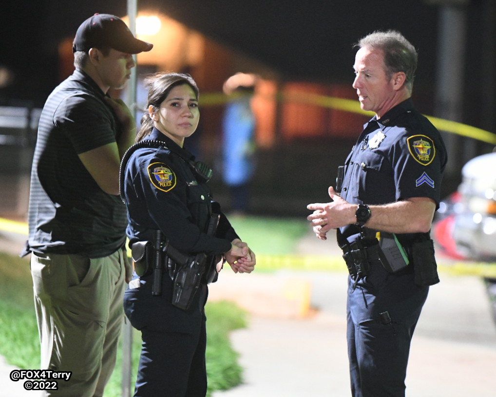 Murder in FortWorth. Police respond to an apartment near E Berry St and Loop 820 and discover a woman shot to death. 