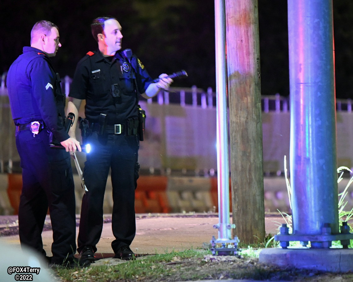 Dallas police investigating after a crash along Woodall Rodgers Frwy leaves a man dead.