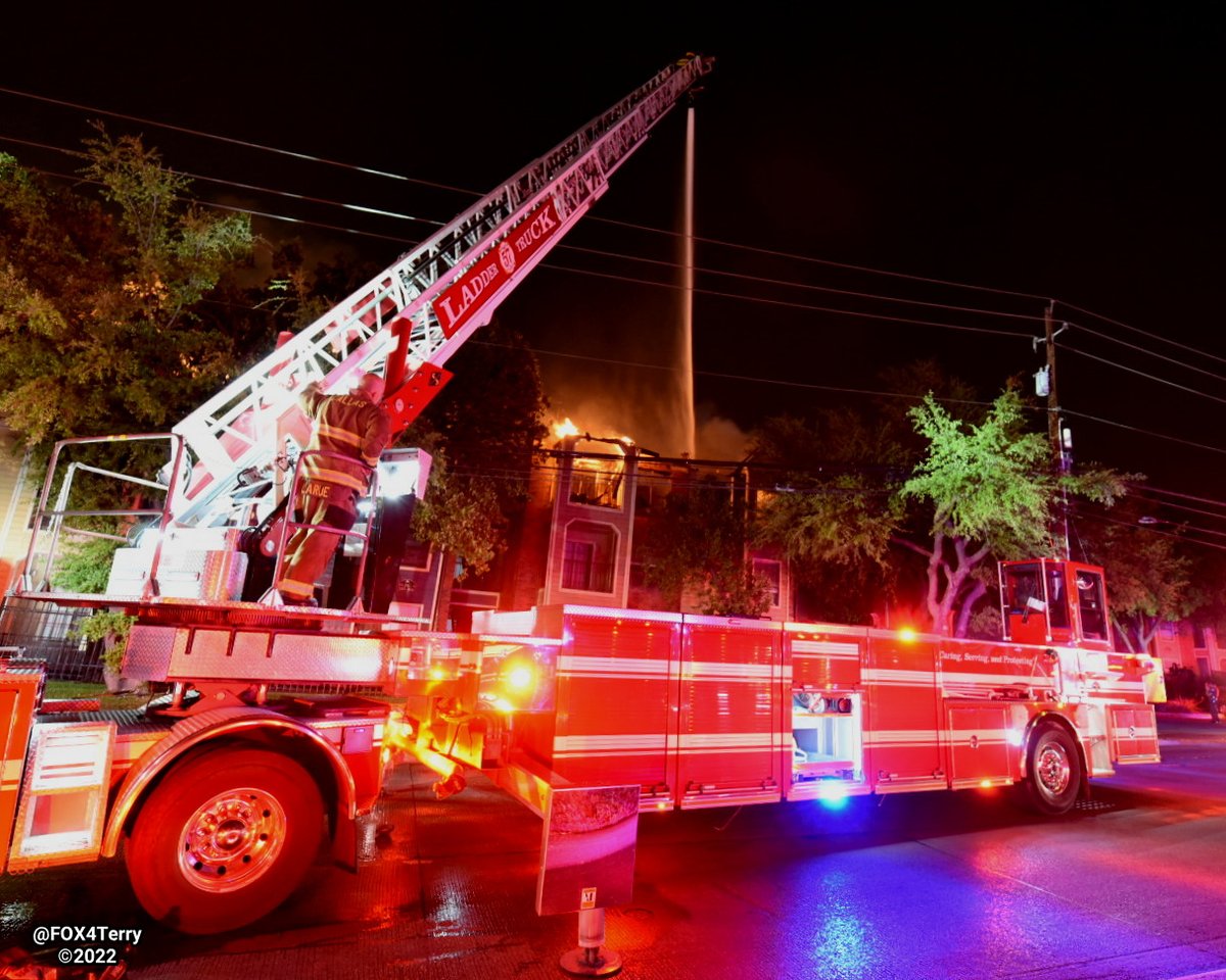 A 3 alarm blaze destroys about 24 apartments displacing dozens of residents. This at the Forest Hills Apts along Forest Ln. 