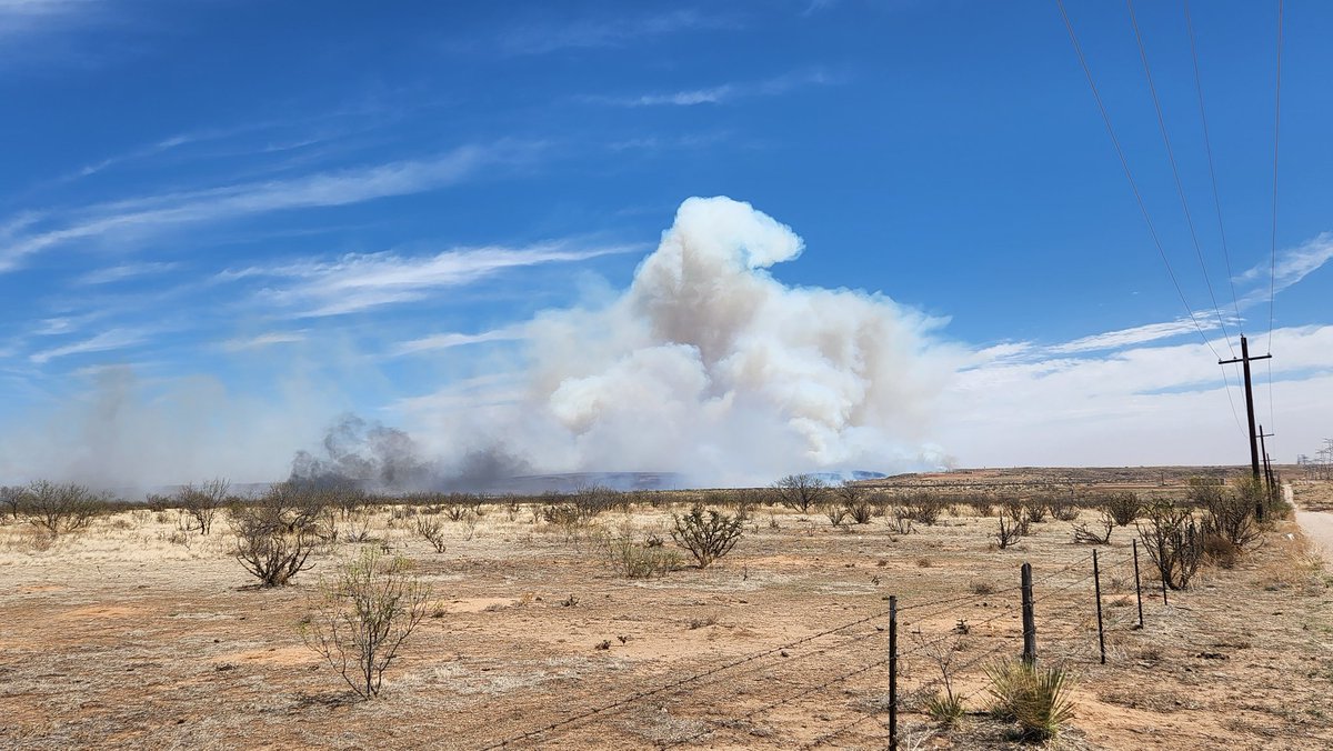 Texas Forest Service is out assisting on the fire in Potter county. There is dark smoke billowing up near Highway 87. No confirmation on what is burning at this time. 