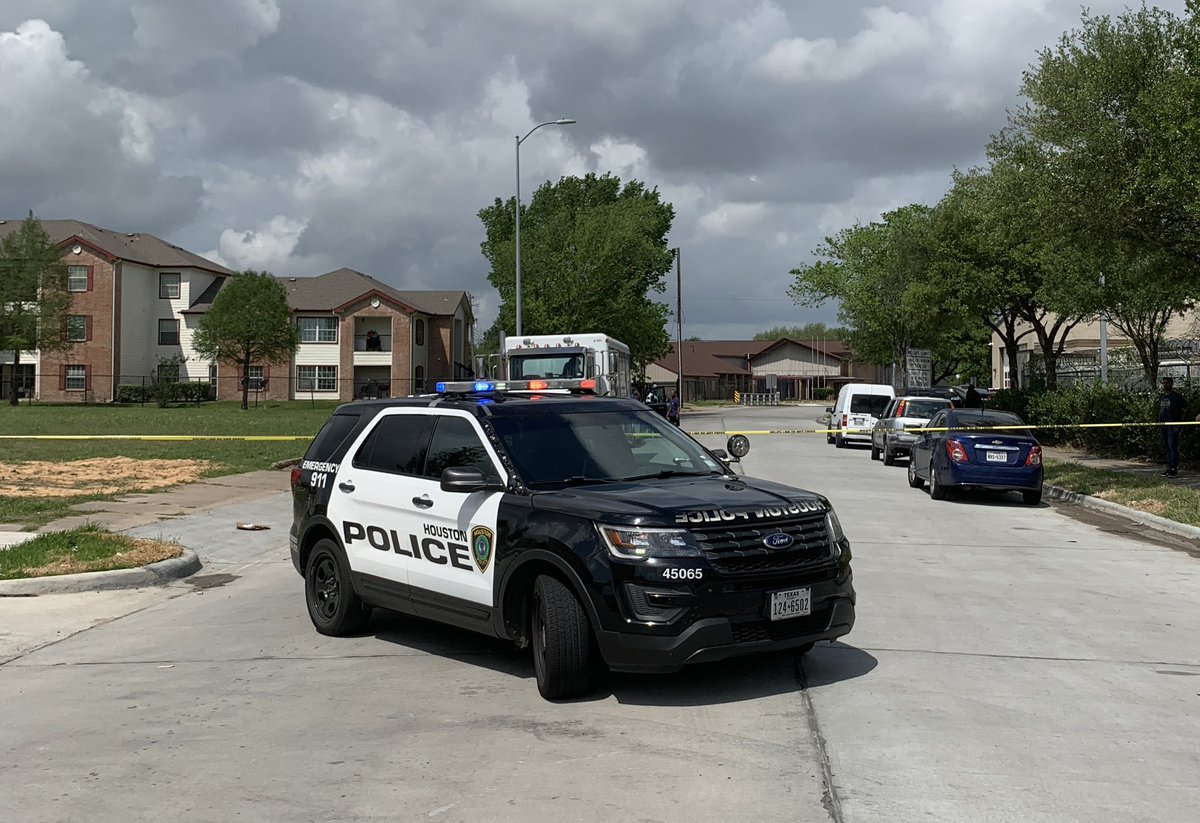 Houston Police:2nd : The suspect and a SWAT officer discharged weapons.  No officers hurt.  The suspect is being taken to an area hospital with at least one gunshot wound. 