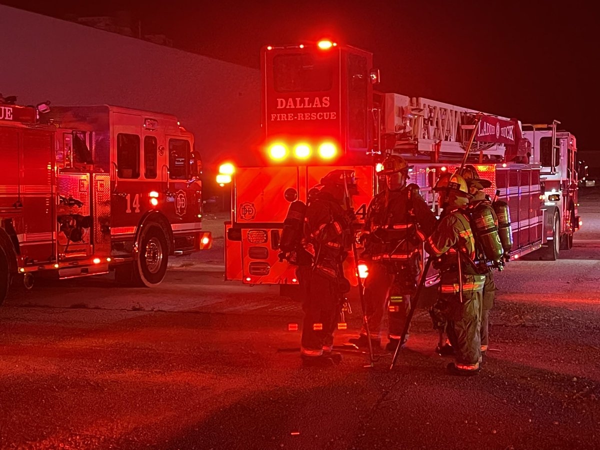 Clearing the first run, we were assigned to what would become a 3 alarm fire in the old LTV plant at 9314 W Jefferson. Water pressure issues and the size of the structure made this a difficult fire to fight