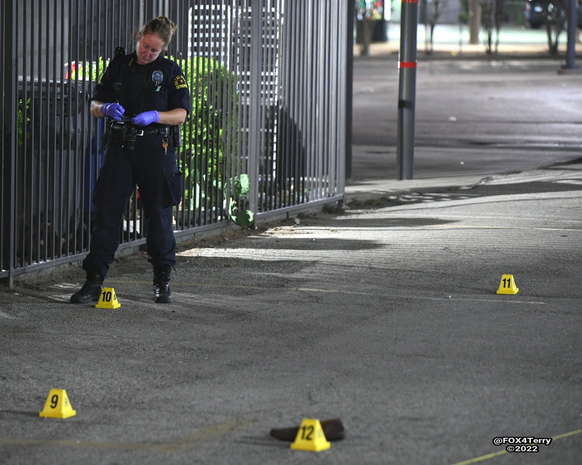 Shots fired in Downtown Dallas leaves a man wounded and high-rise struck by gunfire. Dallas police are searching for the shooter.