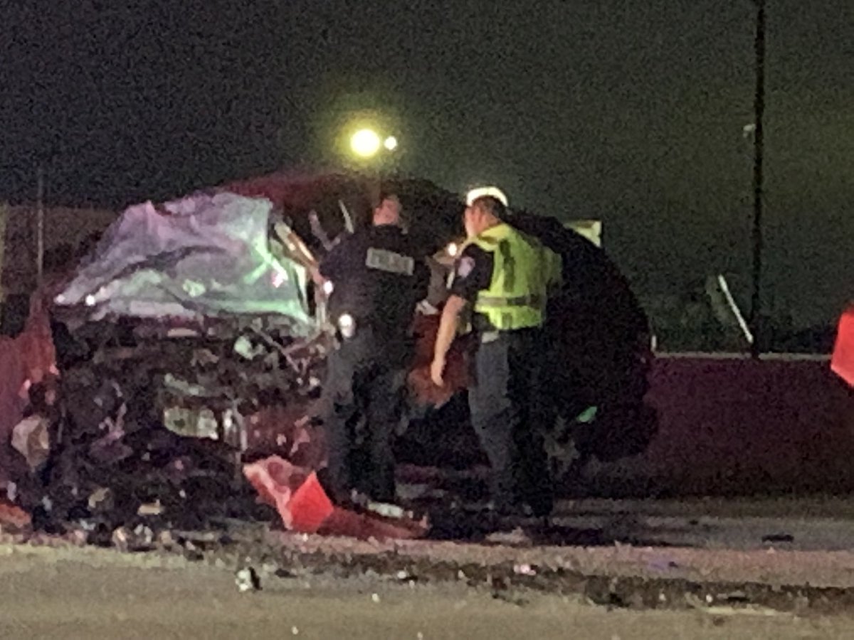 A wrong way driver crash leaves 2 kids and 2 adults dead. Two other juveniles injured. I-45 southbound closed for several hours. Wilmer PD investigating