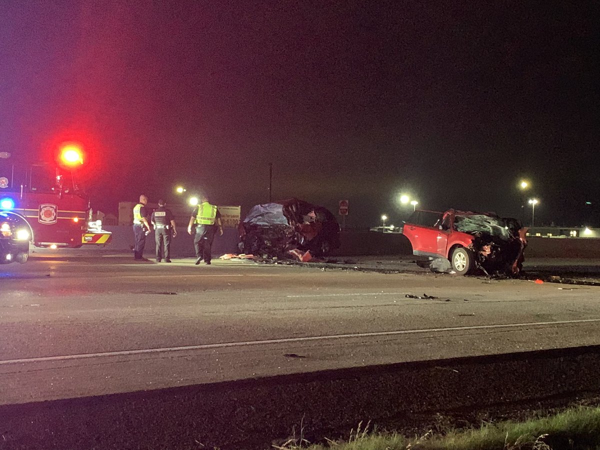 A wrong way driver crash leaves 2 kids and 2 adults dead. Two other juveniles injured. I-45 southbound closed for several hours. Wilmer PD investigating