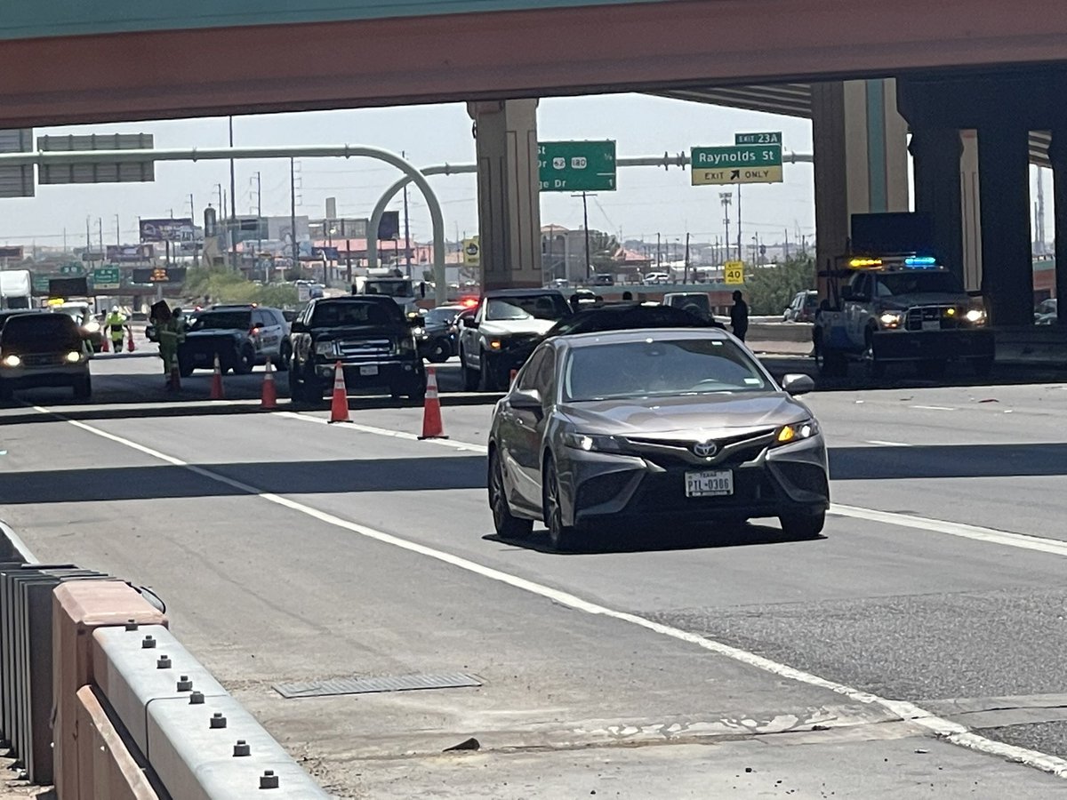 A one vehicle crash on the Spaghetti Bowl headed west has sent one person to the hospital with life threatening injuries. Traffic is backed up heading east and west.