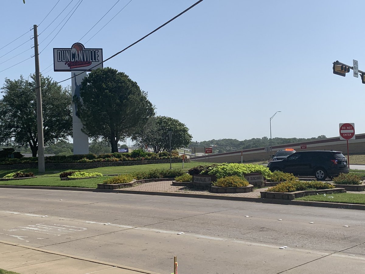 Police are investigating gunfire outside the Duncanville Field House where summer camps were underway this morning.  