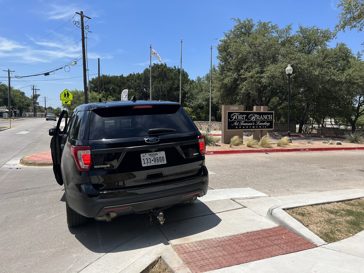 A man has barricaded himself inside an apt at Fort Branch at Truman's Landing in E Austin after shooting another man. Police say it started with a disturbance.