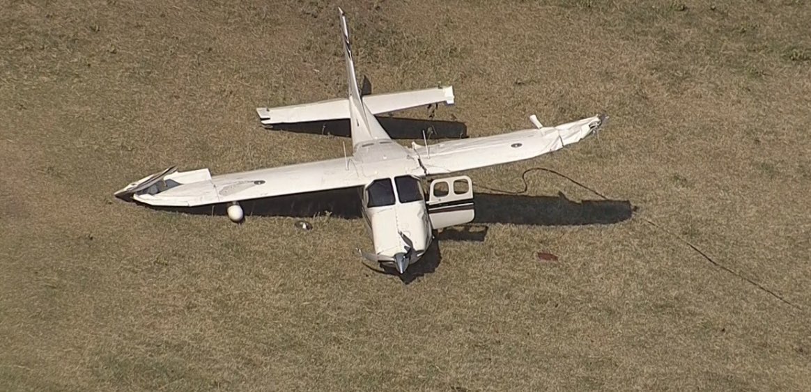 Aircraft down near Bourland Field. Unknown of any injuries.    