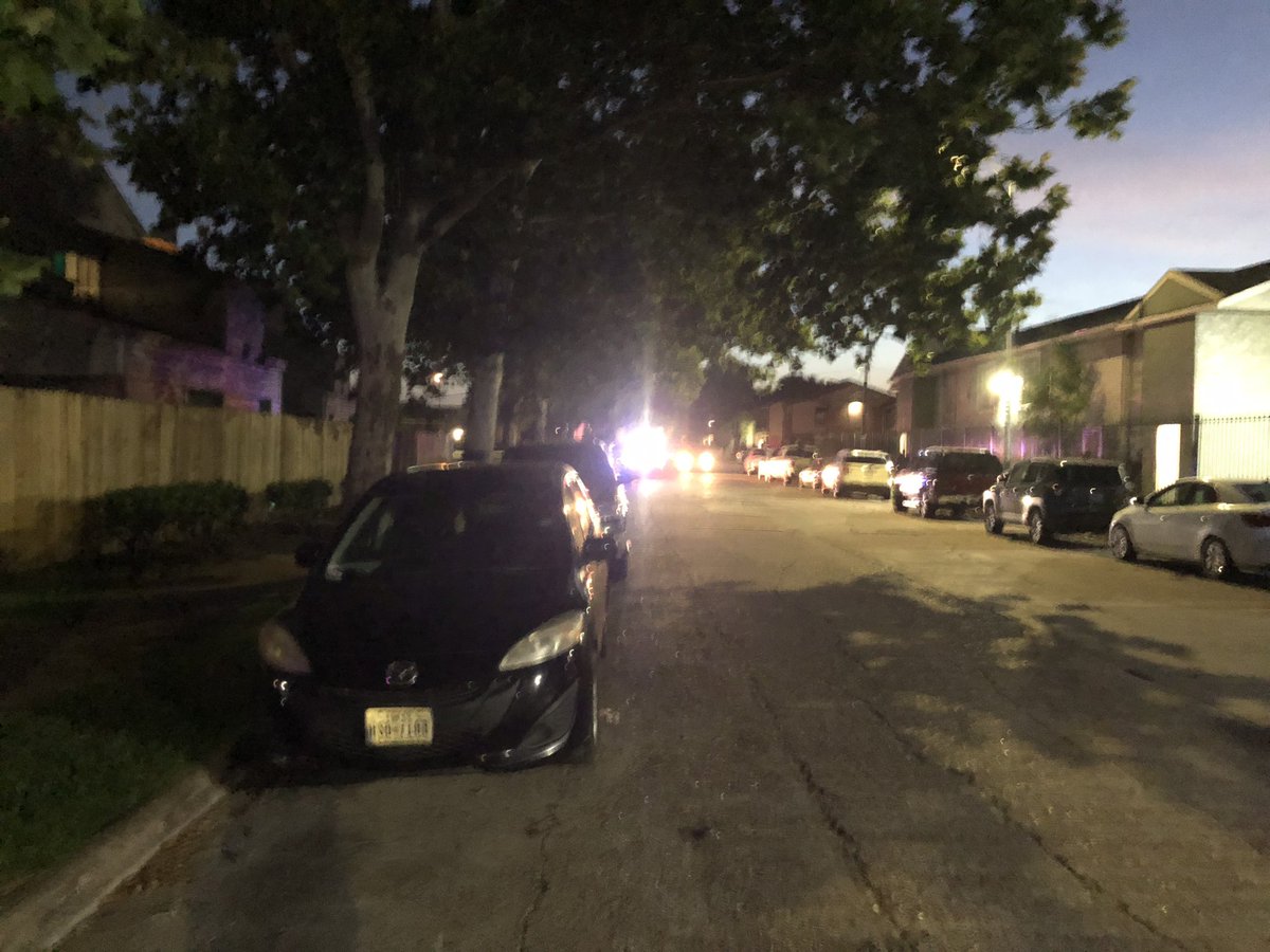 Houston Police:Westside officers, K9 and FOX have a shooting suspect in custody 11700 Dashwood. K9 Fox located suspect hiding in a balcony closet