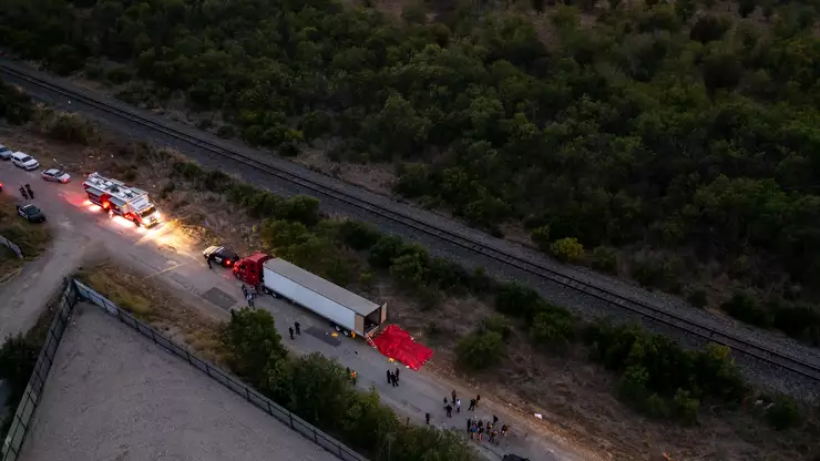 The latest on the discovery of 46 bodies in a trailer in southwest San Antonio tonight