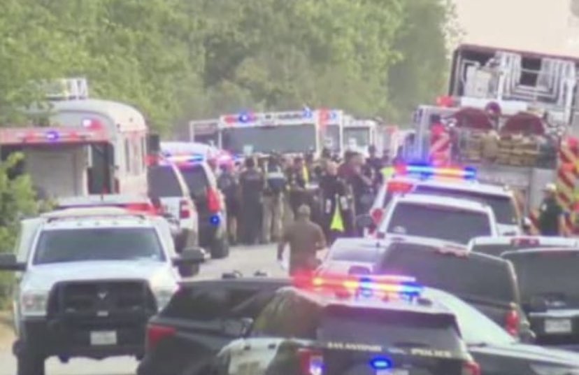 This is nothing short of a human tragedy, said San Antonio Mayor Ron Nirenberg to 46 migrants found dead in tractor trailer.  16 hospitalized including 4 kids  3 people in custody.  Homeland Security investigating