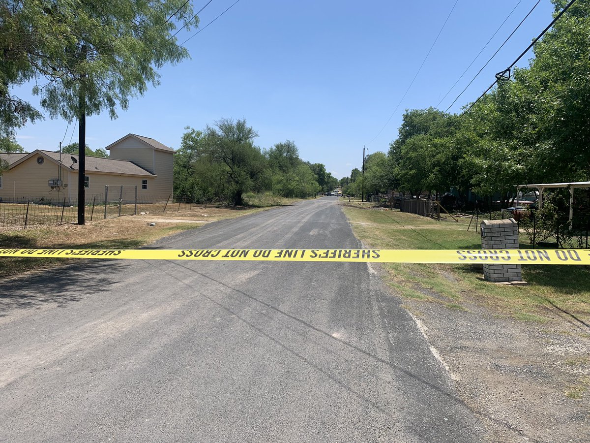 Many deputies at 12920 paseo pinosa. Street blocked off. Deputy investigators arriving at scene. Neighbors heard what appeared to be many shots fired