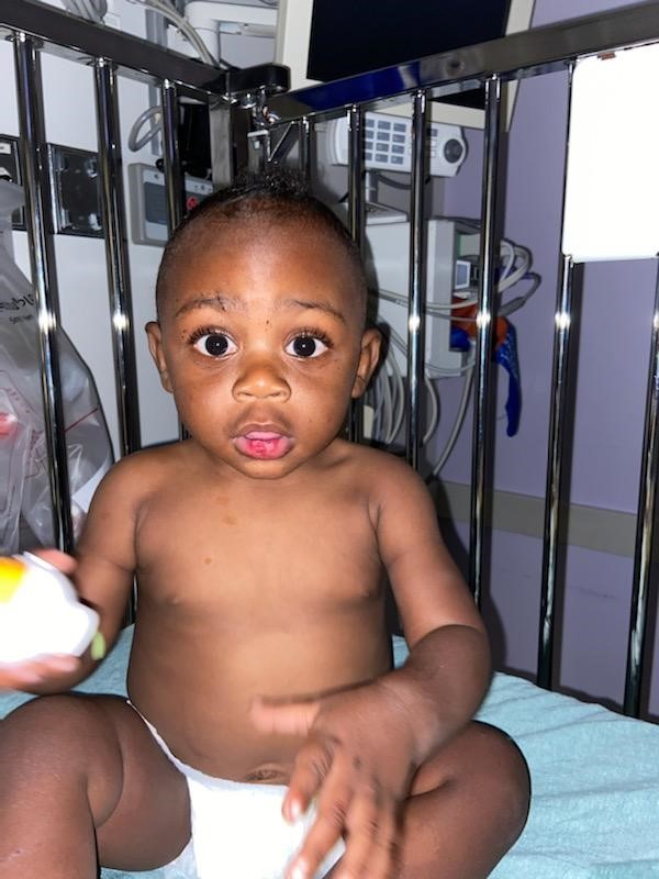 Houston Police:Help us identify the parents of this baby boy, about 6-10 mos old, found abandoned & crying near an iron fence in an apartment complex at 10300 S. Wilcrest Dr at 12:40pm on Tues (July 5).    No missing persons reports &amp; no one has claimed the baby. He's in CPS custody &amp; care