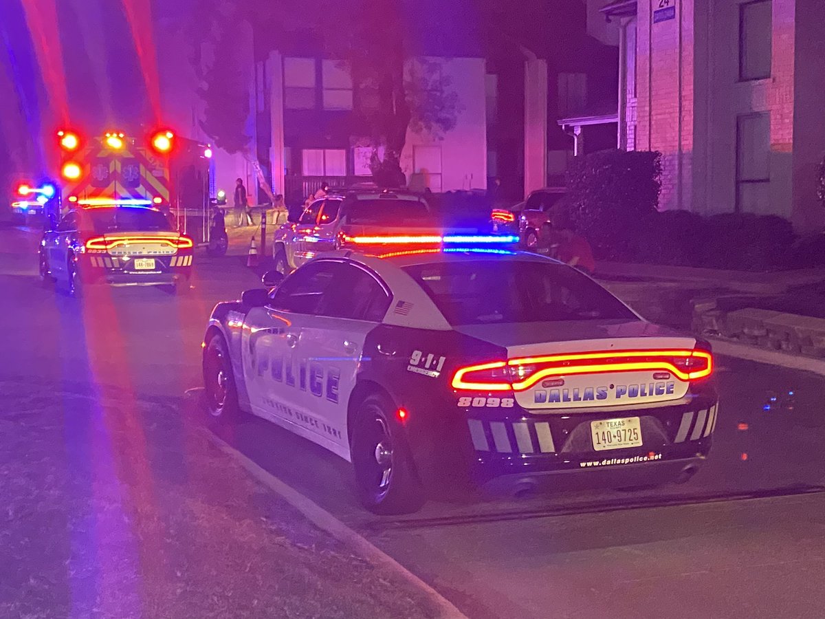 Dallas Police on scene at a north Dallas apartment complex where a gunman has shot a woman and a juvenile. The woman has died and a juvenile girl is in stable condition at the hospital. 