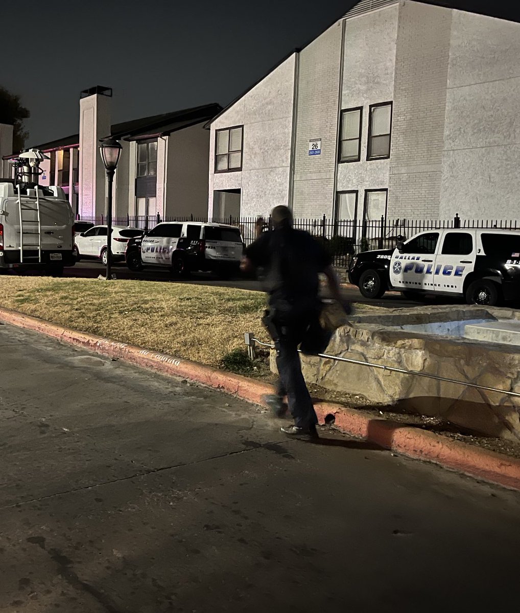 Dallas police officers continuing arriving after a woman and a 14-year-old girl were shot overnight on Audelia Road. The woman has died. There is no update on the condition of the teenager. SWAT and tactical officers on scene - a man appears to be barricaded in an apartment