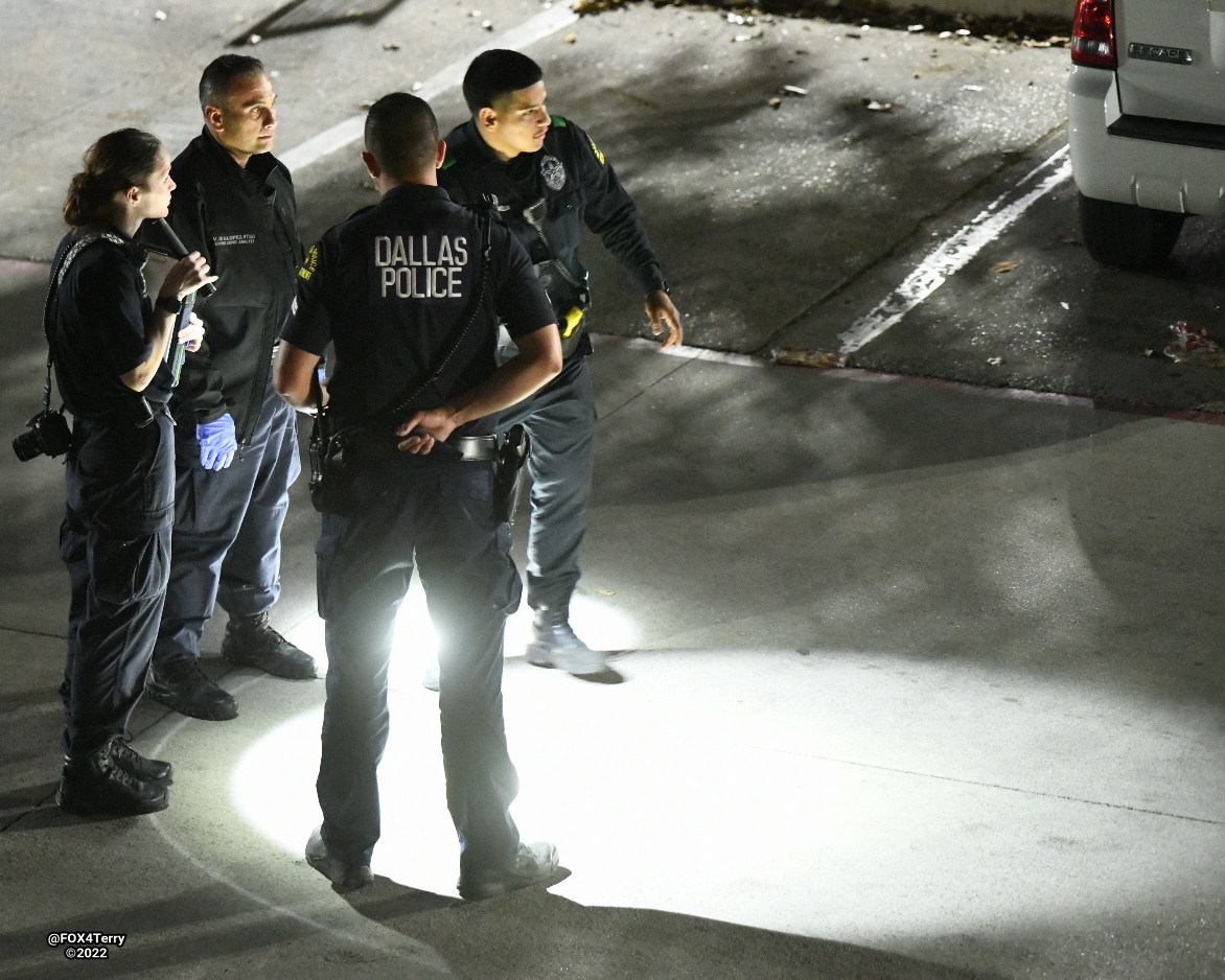 Dallas police respond to a shooting and find 2 females, believed to be in their mid-teens inside a bullet riddled car. 1 dies shortly after arriving at the hospital, the other in serious condition. 