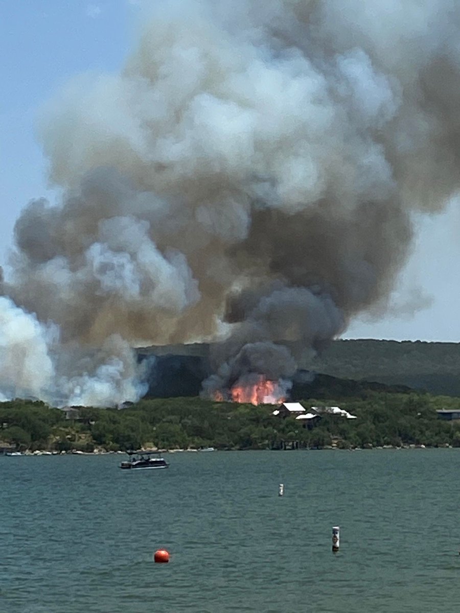 Wildfire (Possum Kingdom Lake) A large and growing wildfire has sparked on the west side of