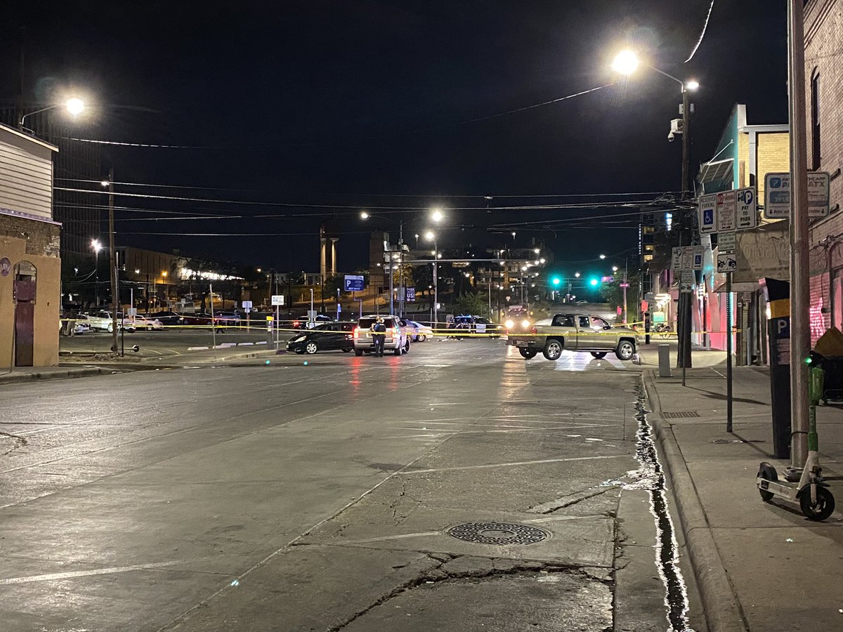 A woman has been shot multiple times in the 600 block of Neches St.   She's been transported to the hospital with life threatening injuries.   APD says a suspect is not in custody at this time. Police are currently talking to witnesses in the area