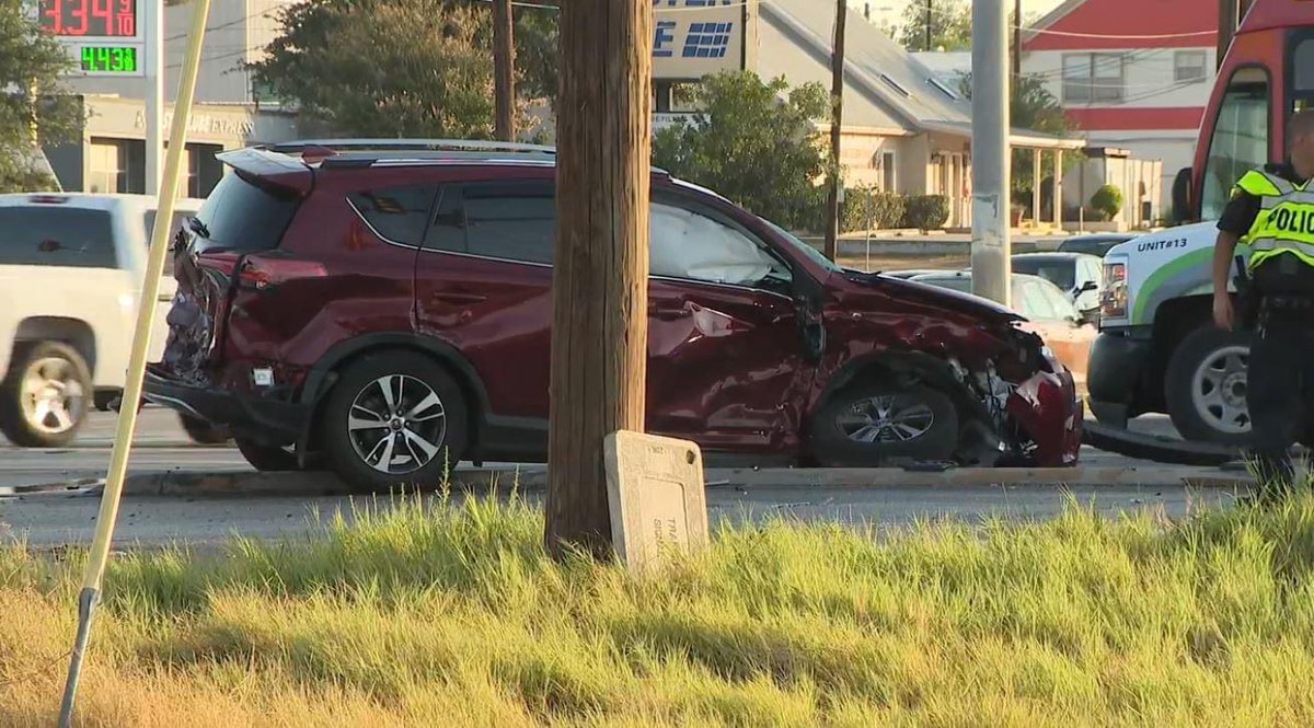 A school bus was involved in a crash early Friday morning at the intersection Thousand Oaks Drive and Wetmore Road. San Antonio Police officials confirm that no students were on board the bus.  