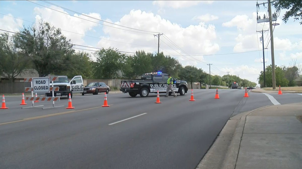 Scene of the police situation in Round Rock